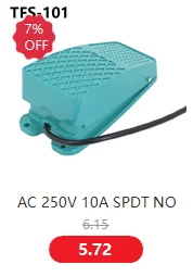 IMC Hot SPDT Nonslip Momentary Electric Power Foot Pedal Switch TFS-01 FS-1 20cm Wire Momentary Electric Power Foot Pedal Switch