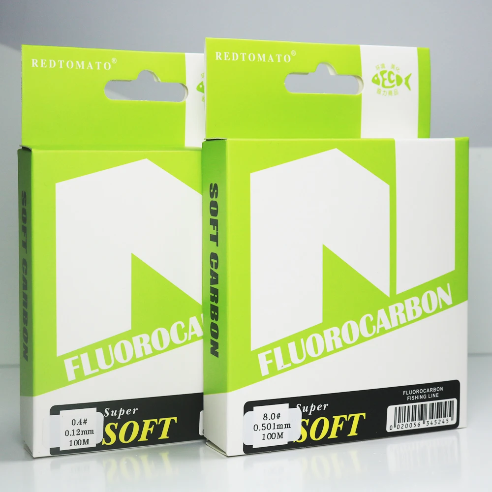 100M Leader Fishing Line100% Fluorocarbon Fishing Line Pure Fluorocarbon Fly Fishing Fast Sinking Carbon Shock Leader