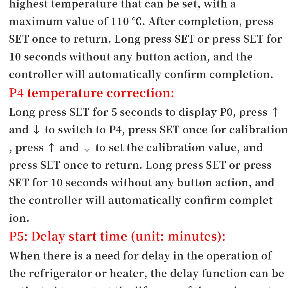 W3230 12V 24V AC110-220V Probe line 20A Digital Temperature Control LED Display Thermostat With Heat/Cooling Control Instrument