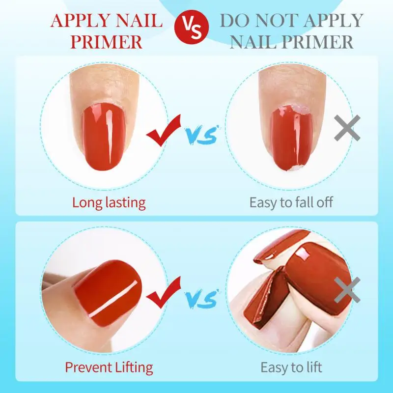 BORN PRETTY 15ml Nail-Primer Prep Dehydrator Gel Nail Polish No Need Of UV LED Lamp Base Top Coat Nail Art Varnish Manicure