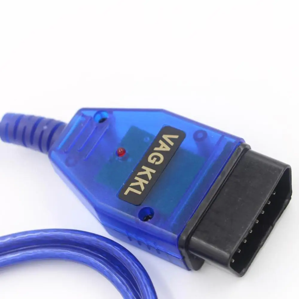 Car USB Vag-Com Interface Cable KKL VAG-COM 409.1 OBD2 II OBD Diagnostic Scanner Auto Cable Aux