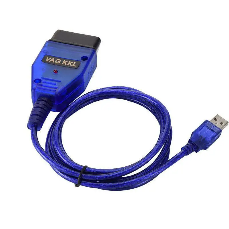 Car USB Vag-Com Interface Cable KKL VAG-COM 409.1 OBD2 II OBD Diagnostic Scanner Auto Cable Aux