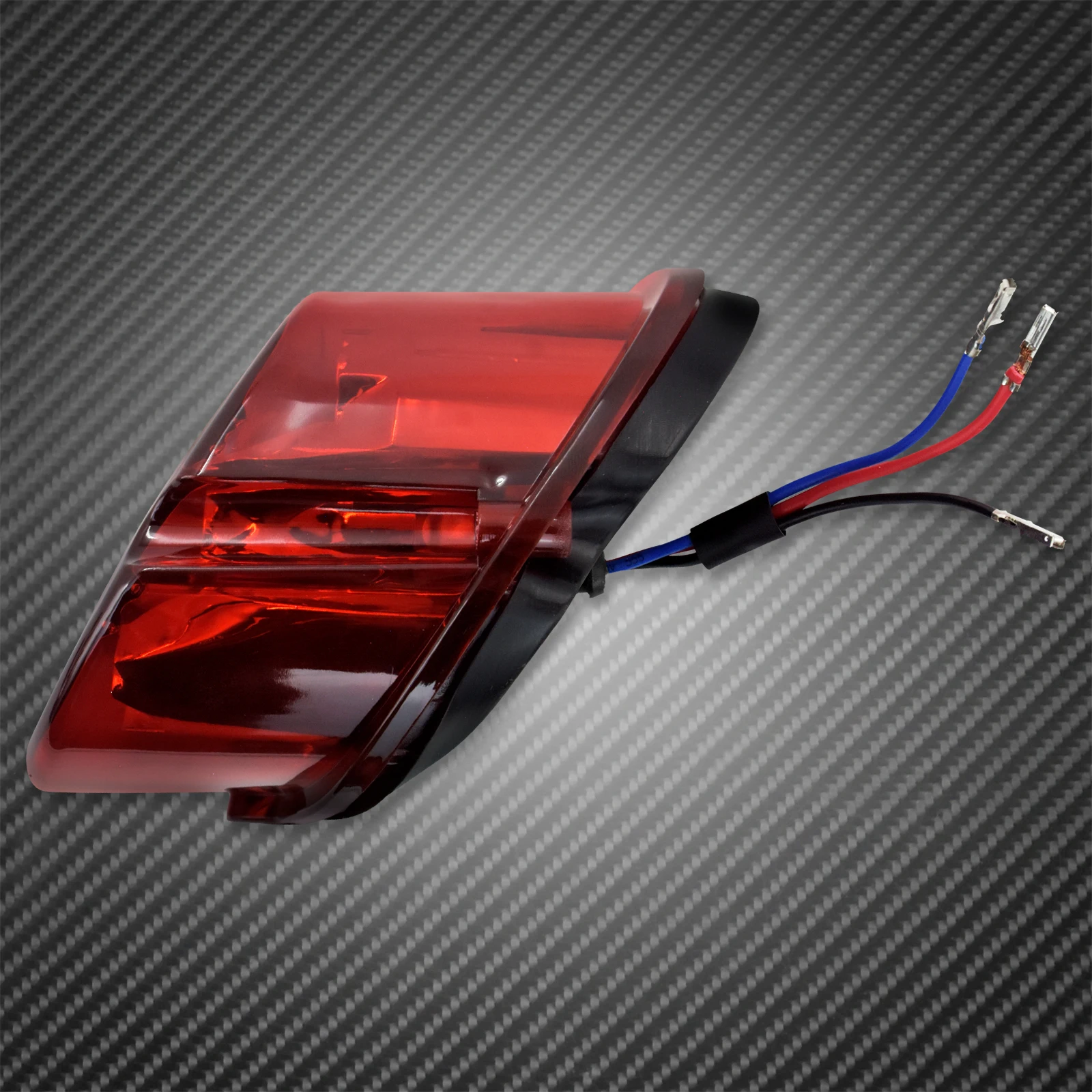 Motorcycle 12V LED Light Smoke/Red Lens Brake Tail Light License Plate Rear Lamp For Harley Dyna Touring Sportster Wide Glide