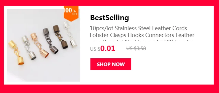 Louleur Strong Stainless Steel Magnetic Clasps Jewelry Clasps For Leather Cord Bracelet Connectors End Clasp For Jewelry Making