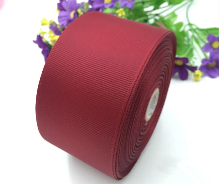 5 Meters 6mm/9mm/15mm/19mm/25mm/30mm/38mm/49mm Grosgrain Ribbons Handmade DIY Headwear Accessories Wedding Decorative Wrap Gift