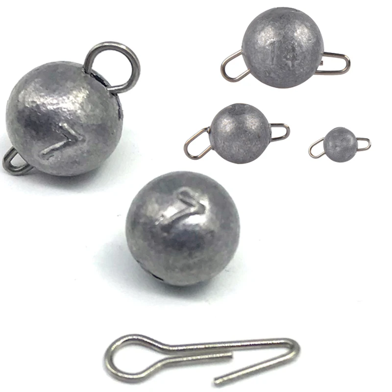 OBSESSION A020 3g-21g Fishing Cheburashka Sinker Fishing Accesories Jig Round Head Bullet Weight Soft Lure Connector Texas Group