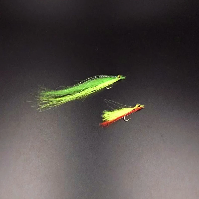 2bag/pack Streamers Fiber Fly Tying Material Clouser Minnow Baitfish 9.8inch Creative Glistening Fiber Easy Shaping Fly Bodies