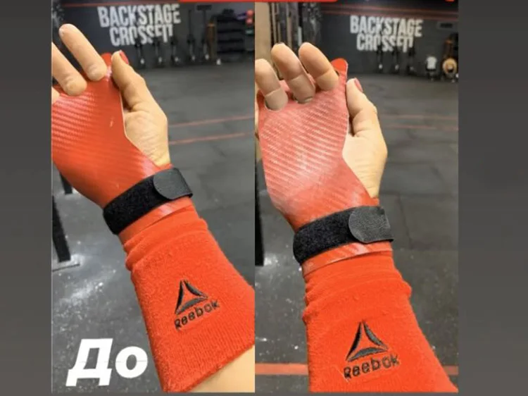 Carbon Gymnastics Hand Grips Weightlifting Workout Gym Gloves Palm Protection for Kettlebell Pull Up Gymnastic Crossfit Grip