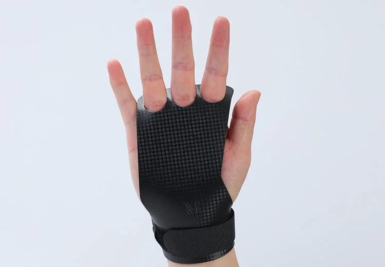 Carbon Gymnastics Hand Grips Weightlifting Workout Gym Gloves Palm Protection for Kettlebell Pull Up Gymnastic Crossfit Grip