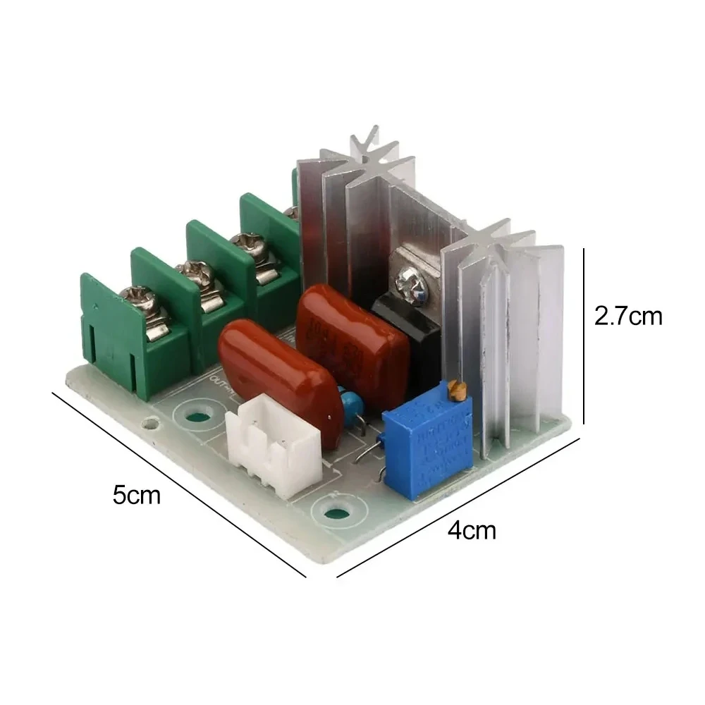 Voltage Regulator 2000 Watt AC 50 - 220 Volt Dimmer SCR Power Regulator Motor Speed Controller Home Improvement Regulators 2000W