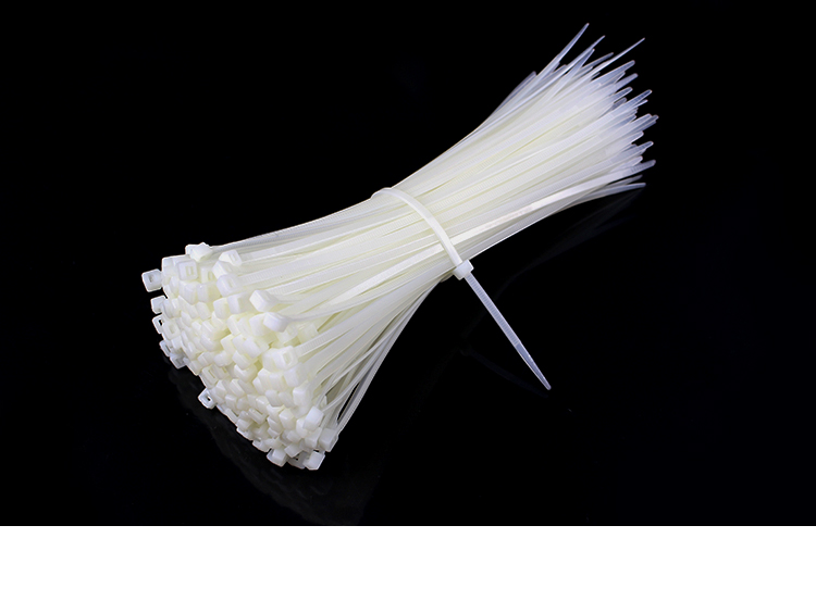 Cable Ties Self Locking Nylon Cable Zip Ties 100pcs Plastic Colored Cable Zip Tie Wrap Bundle Ties White