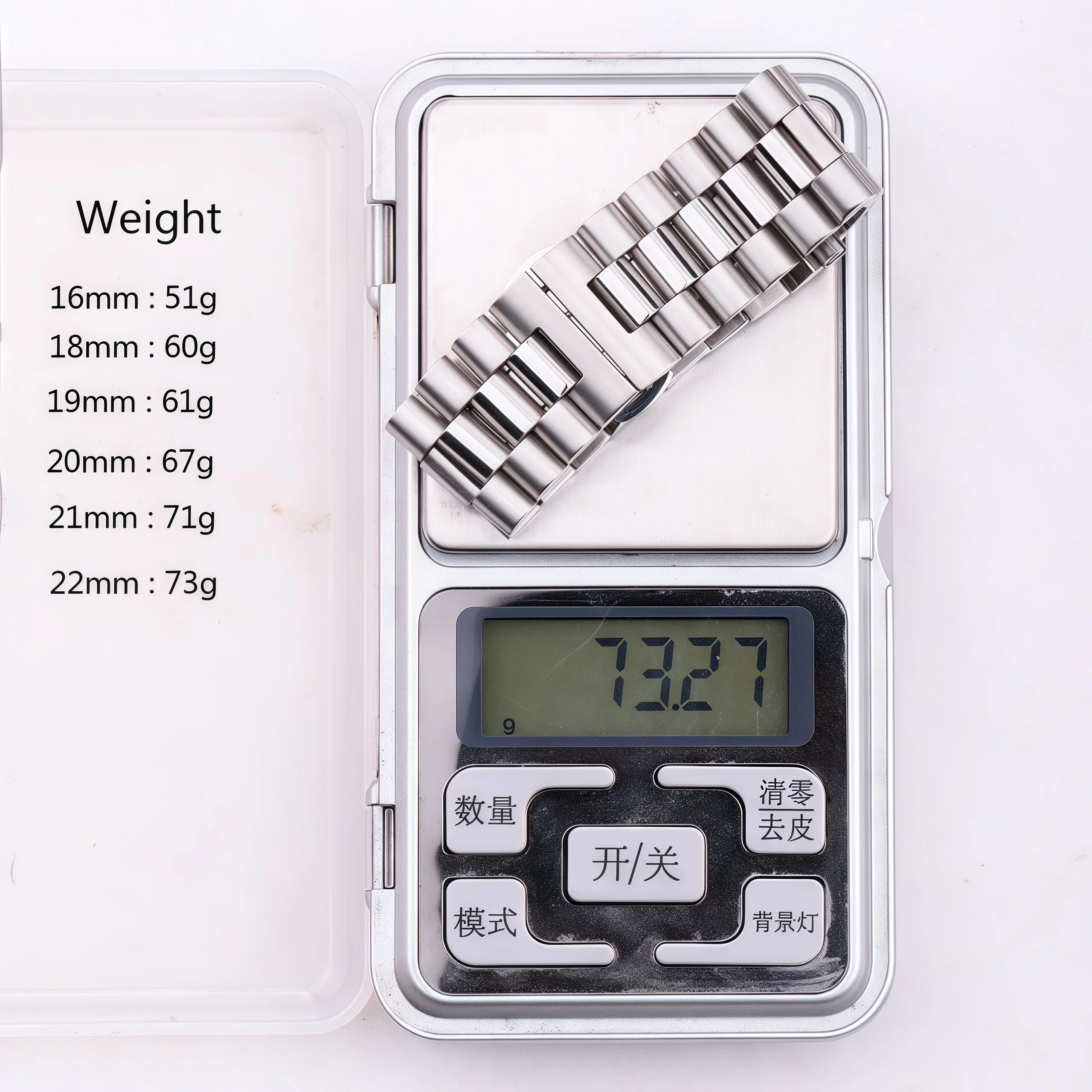 Stainless Steel Watchbands Bracelet Women Men Silver Solid Metal Watch Strap 16mm 18mm 20mm 21mm 22mm Accessories