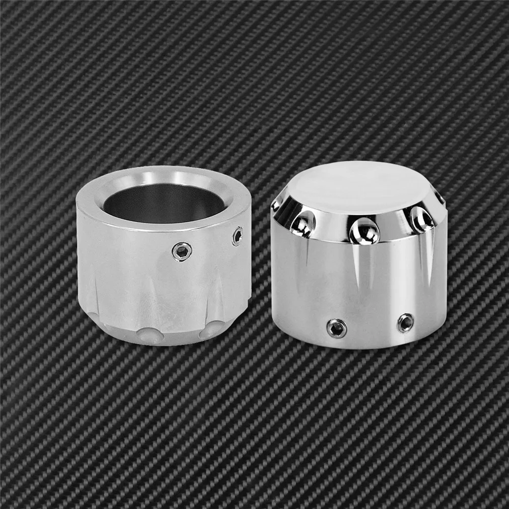 Motorcycle 29mm Front Axle Nut Cover Cap Bolt For Harley Sportster XL883 1200 Touring Wide Glide Dyna Fat Bob Softail Dyna VRSC