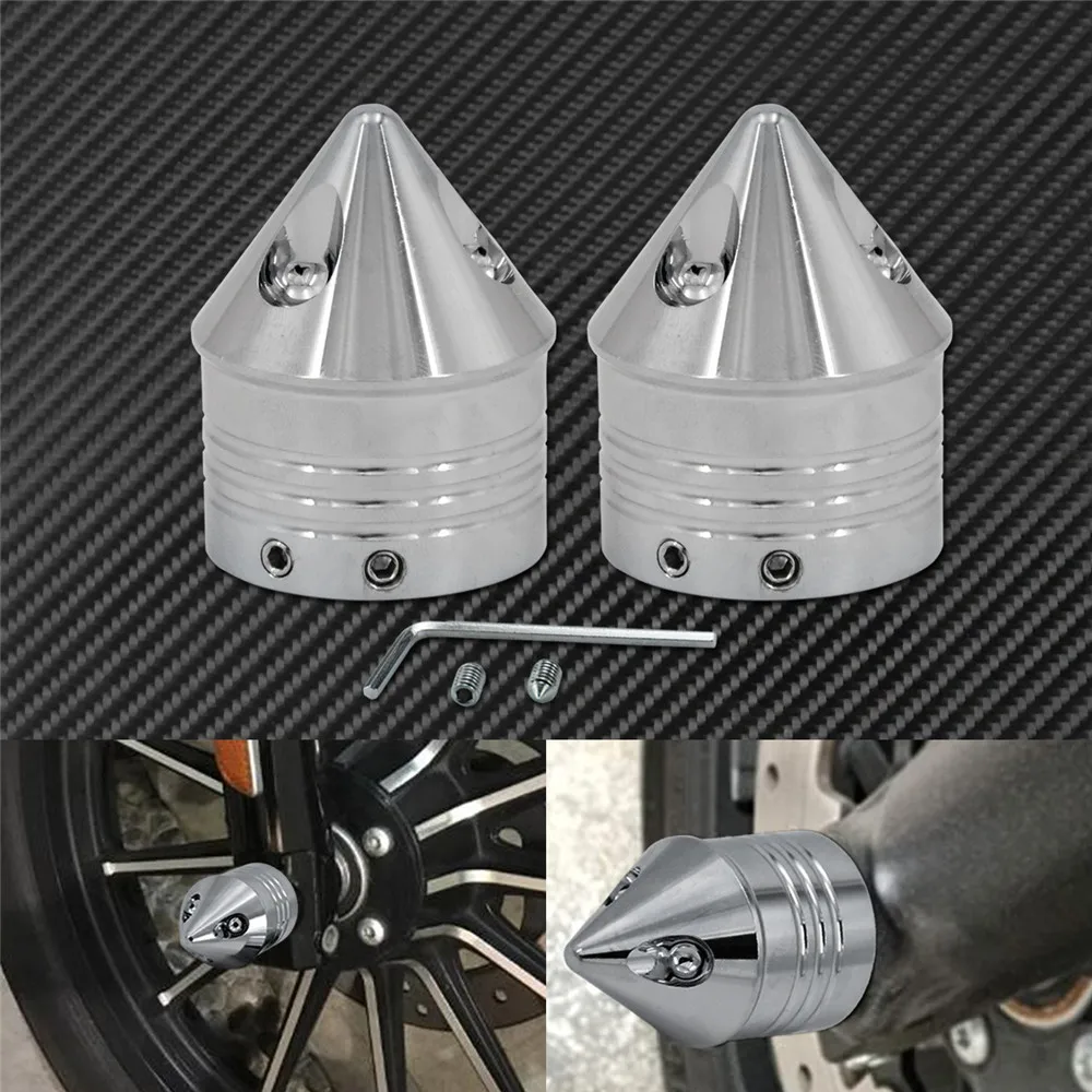 Motorcycle 29mm Front Axle Nut Cover Cap Bolt For Harley Sportster XL883 1200 Touring Wide Glide Dyna Fat Bob Softail Dyna VRSC