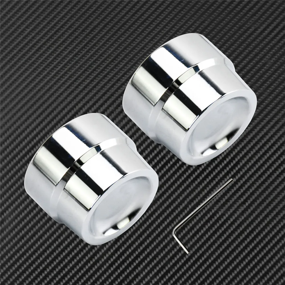 Motorcycle 29mm Front Axle Nut Cover Cap Bolt For Harley Sportster XL883 1200 Touring Wide Glide Dyna Fat Bob Softail Dyna VRSC