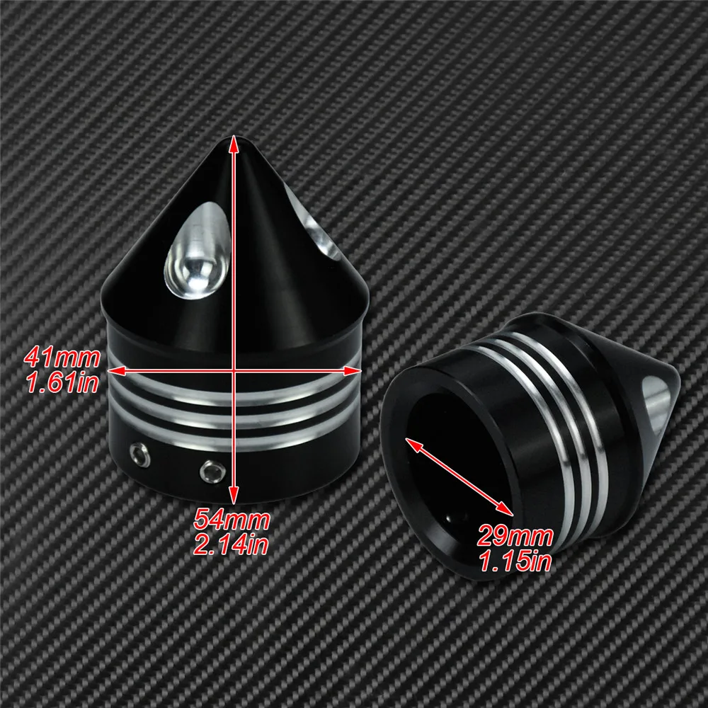 Motorcycle 29mm Front Axle Nut Cover Cap Bolt For Harley Sportster XL883 1200 Touring Wide Glide Dyna Fat Bob Softail Dyna VRSC