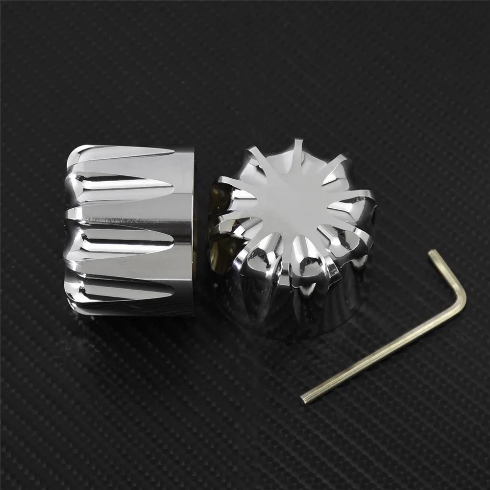 Motorcycle 29mm Front Axle Nut Cover Cap Bolt For Harley Sportster XL883 1200 Touring Wide Glide Dyna Fat Bob Softail Dyna VRSC