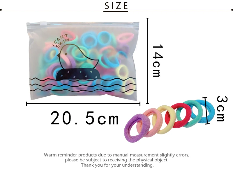 50pcs/Set Girls Colorful Nylon Small Elastic Hair Bands Children Ponytail Holder Scrunchie Headband Kids Hair Accessories