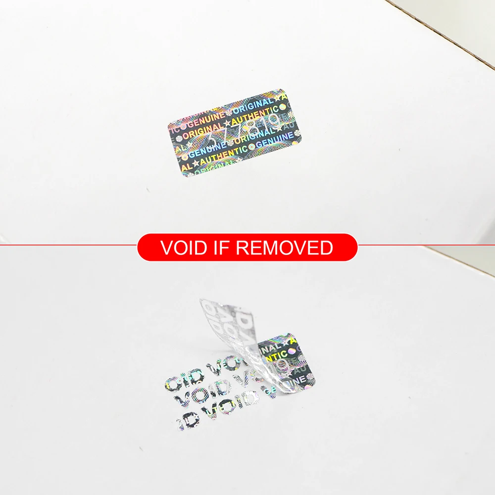 280pcs, Hologram Tamper Proof Stickers,Security Sealing Label ,Warranty Void Sticker, Unique Serial Number, 20x10mm