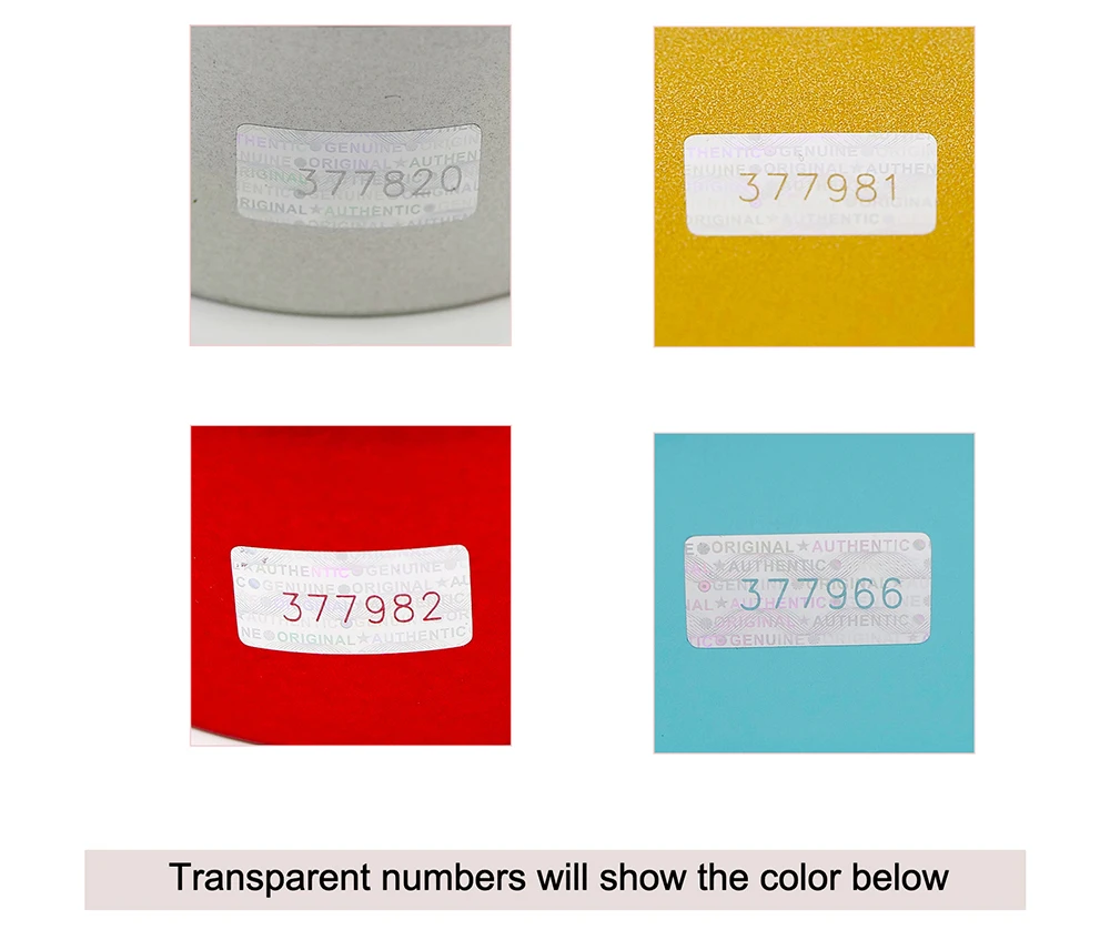 280pcs, Hologram Tamper Proof Stickers,Security Sealing Label ,Warranty Void Sticker, Unique Serial Number, 20x10mm
