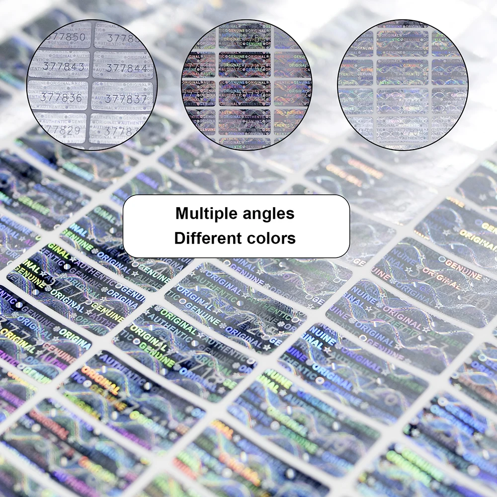 280pcs, Hologram Tamper Proof Stickers,Security Sealing Label ,Warranty Void Sticker, Unique Serial Number, 20x10mm