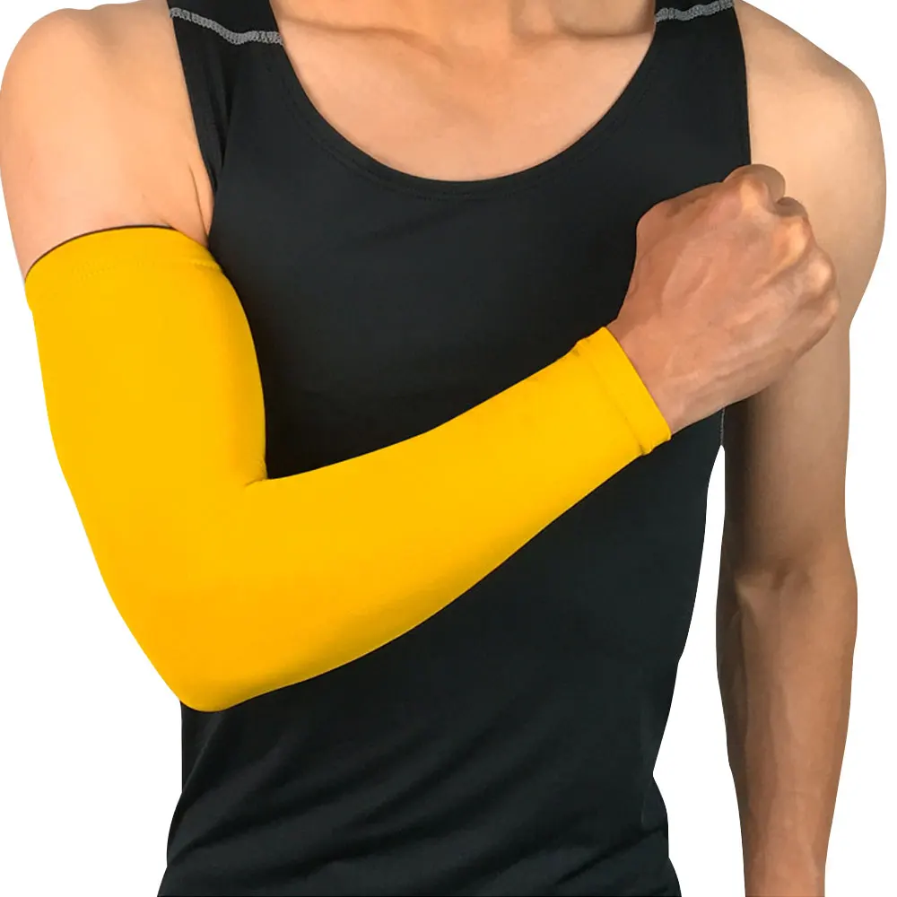 BraceTop 1 PC Sport Arm Compression Sleeve Basketball Cycling Arm Warmer Fitness Running UV Protection Volleyball Sunscreen Band