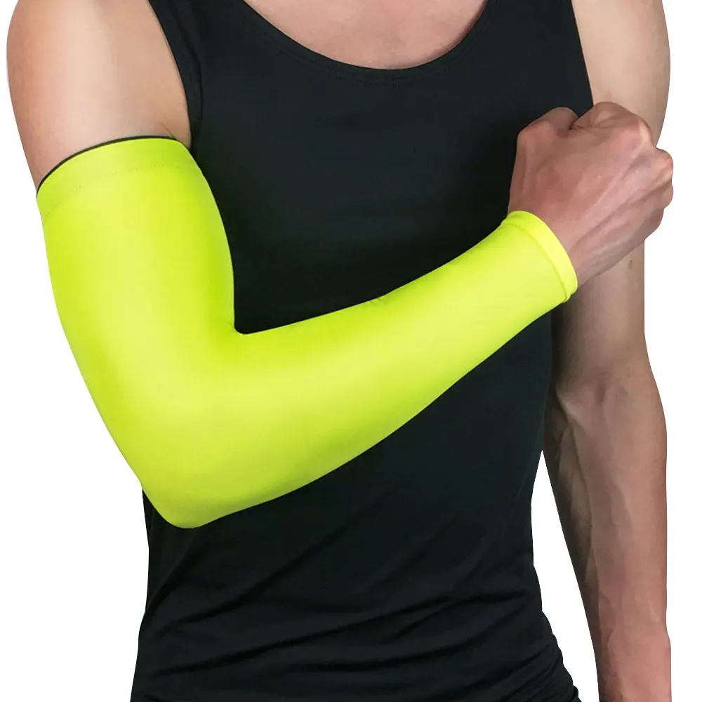 BraceTop 1 PC Sport Arm Compression Sleeve Basketball Cycling Arm Warmer Fitness Running UV Protection Volleyball Sunscreen Band