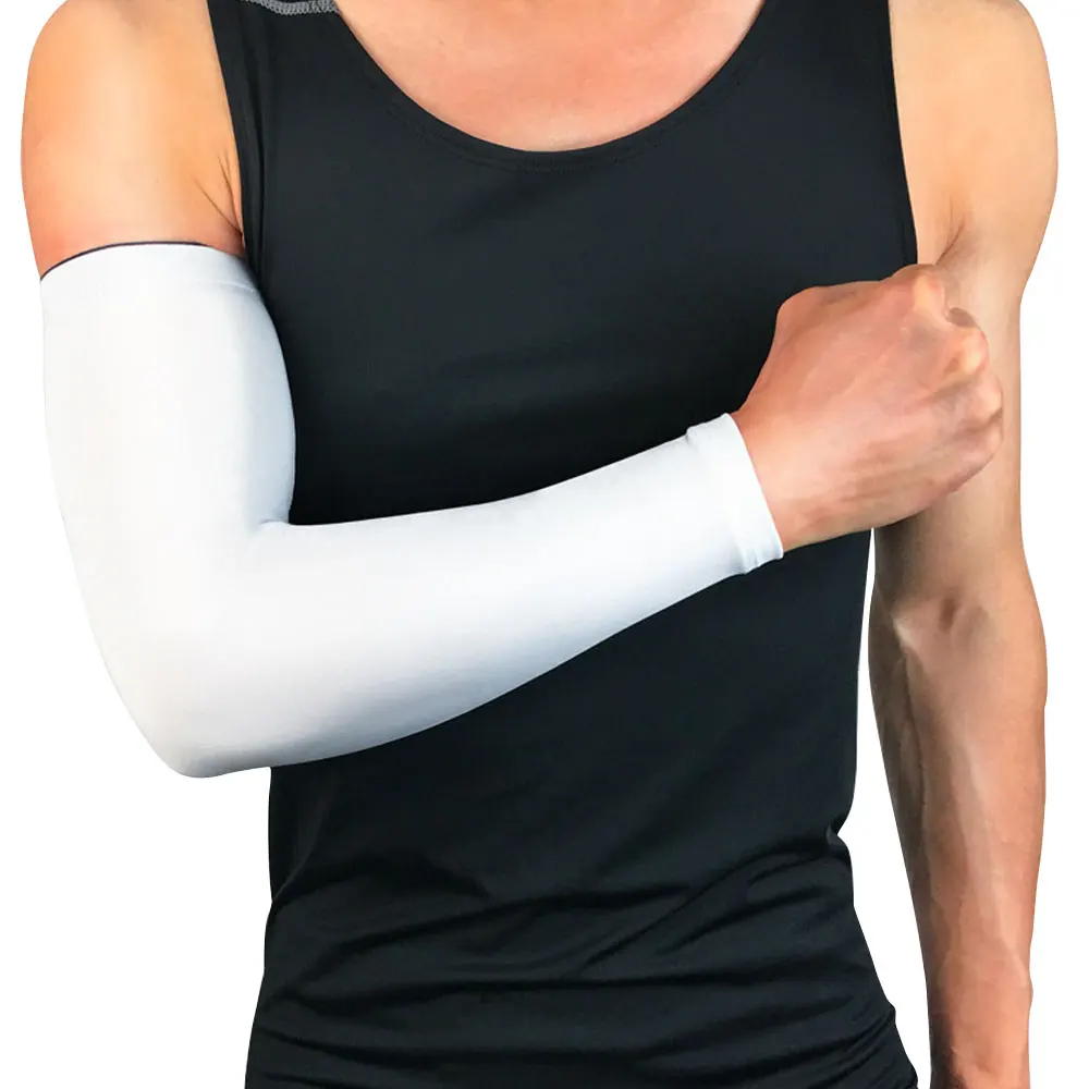 BraceTop 1 PC Sport Arm Compression Sleeve Basketball Cycling Arm Warmer Fitness Running UV Protection Volleyball Sunscreen Band