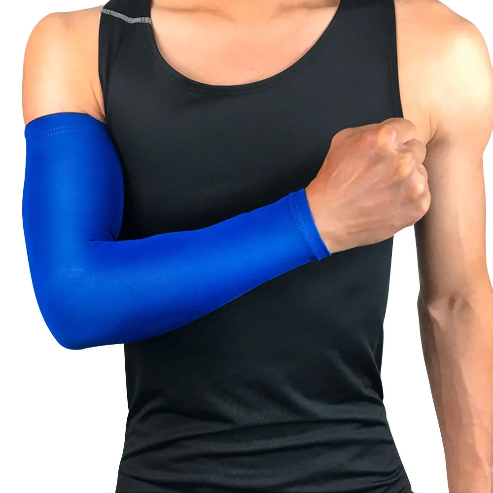 BraceTop 1 PC Sport Arm Compression Sleeve Basketball Cycling Arm Warmer Fitness Running UV Protection Volleyball Sunscreen Band