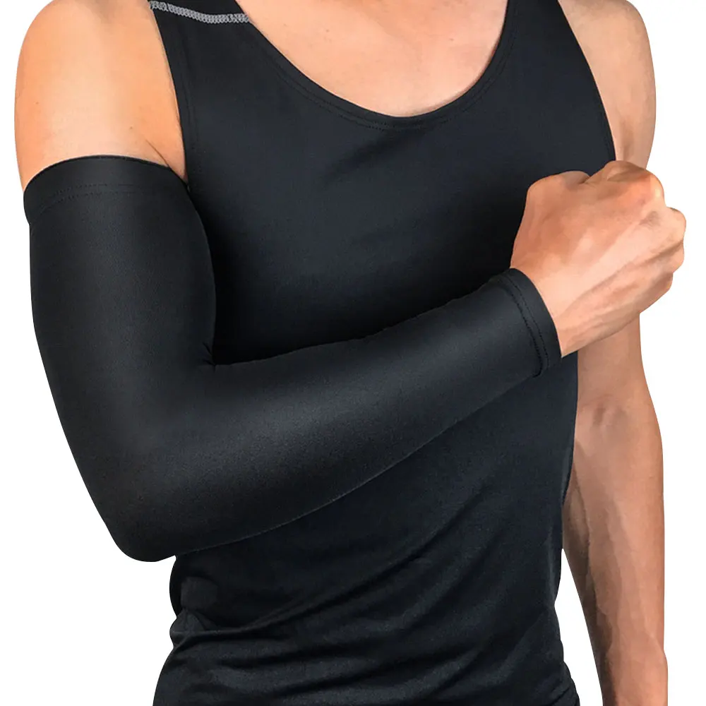 BraceTop 1 PC Sport Arm Compression Sleeve Basketball Cycling Arm Warmer Fitness Running UV Protection Volleyball Sunscreen Band