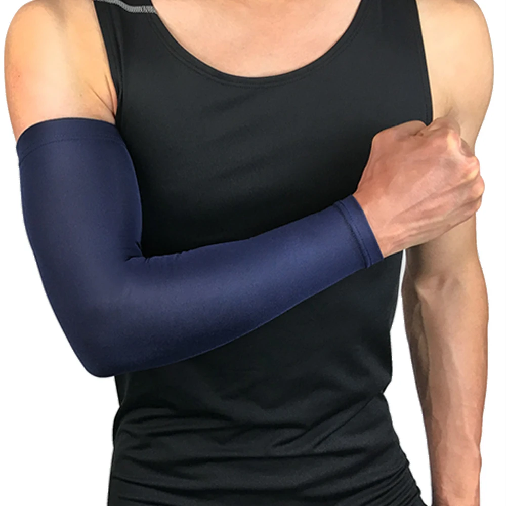 BraceTop 1 PC Sport Arm Compression Sleeve Basketball Cycling Arm Warmer Fitness Running UV Protection Volleyball Sunscreen Band