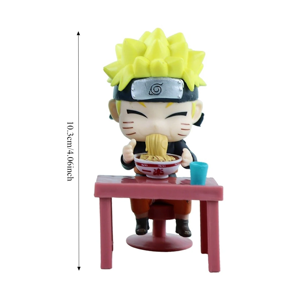 In Stock Naruto Shippuden Ramen Theme Series Blind Box - Chibi Mini PVC Anime Figures - Mystery Sasuke Uchiha & Naruto Toy Gifts