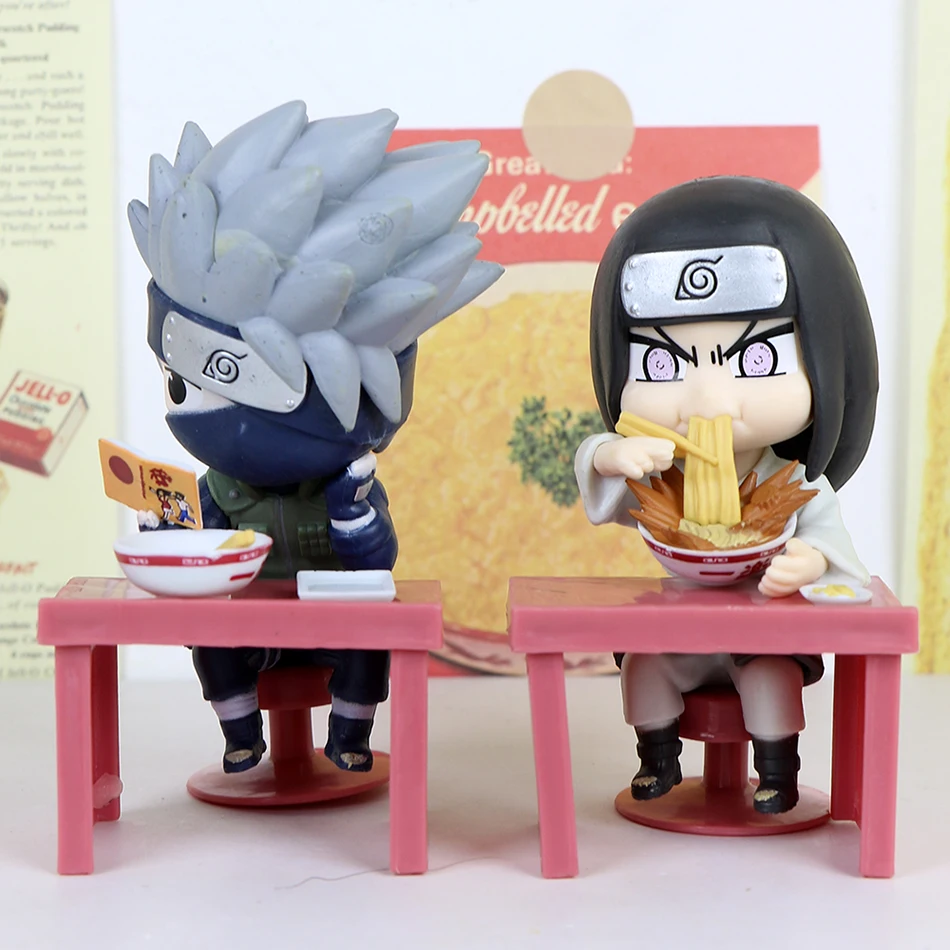 In Stock Naruto Shippuden Ramen Theme Series Blind Box - Chibi Mini PVC Anime Figures - Mystery Sasuke Uchiha & Naruto Toy Gifts