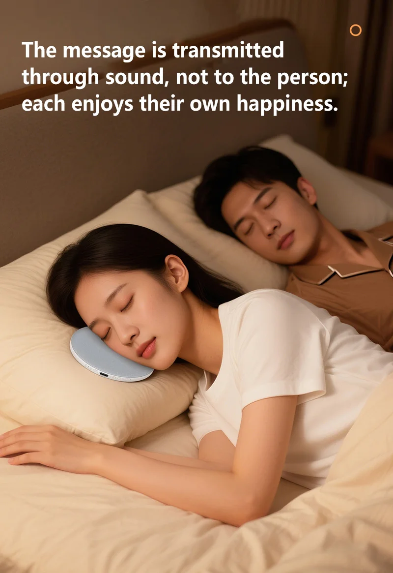Under Pillow Bluetooth Sleep Speaker Portable Bedside Audio Device Soft Pillow Speaker for Relaxation Sleeping & Home Relaxation