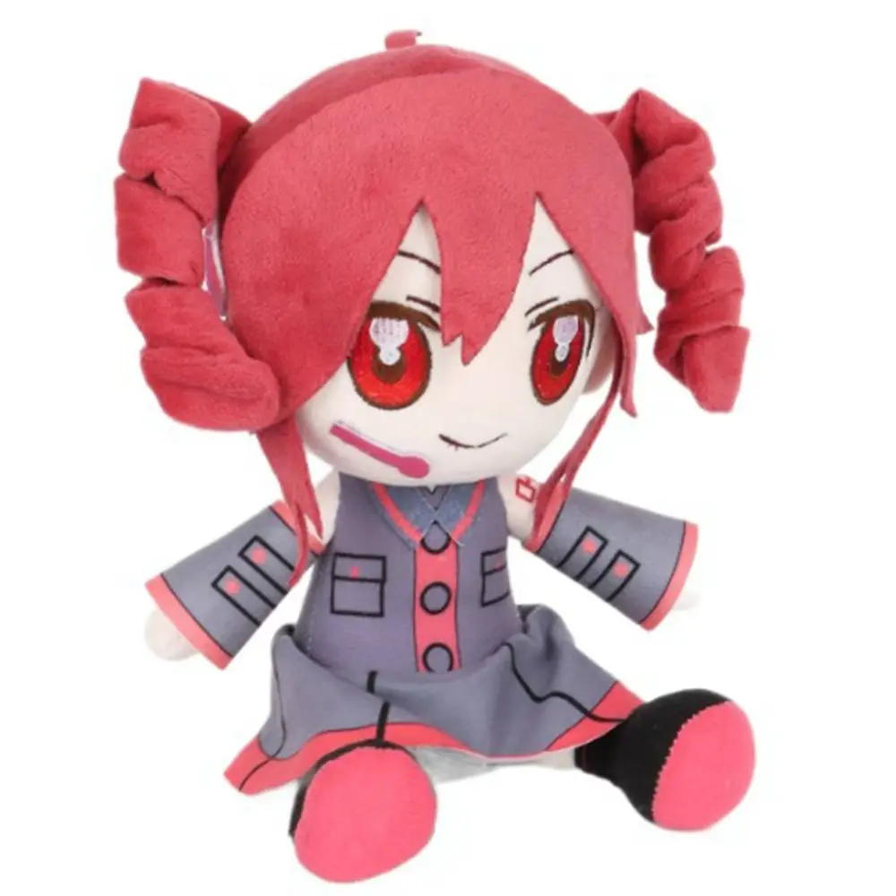 Cute Kasane Teto Plush Toy Soft Doll Stuffed Plushies Figure Anime Cosplay Cartoon Birthday Present Christmas Gift for Fans