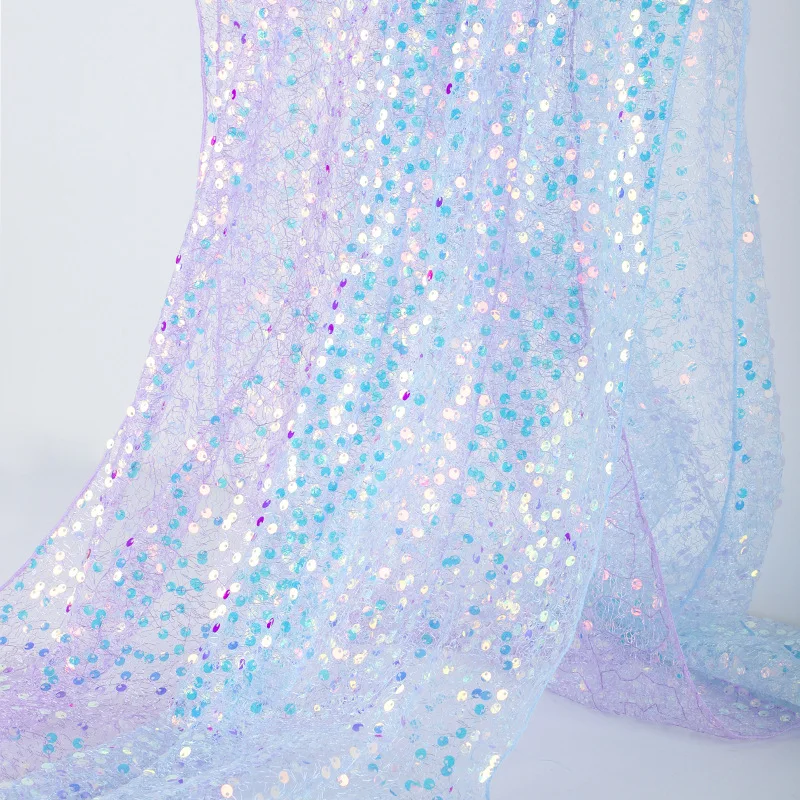 180x30cm Sequined Mermaid Glittering Table Runner Mermaid Girl Party Decor Little Mermaid Girls Birthday Wedding Party Decor