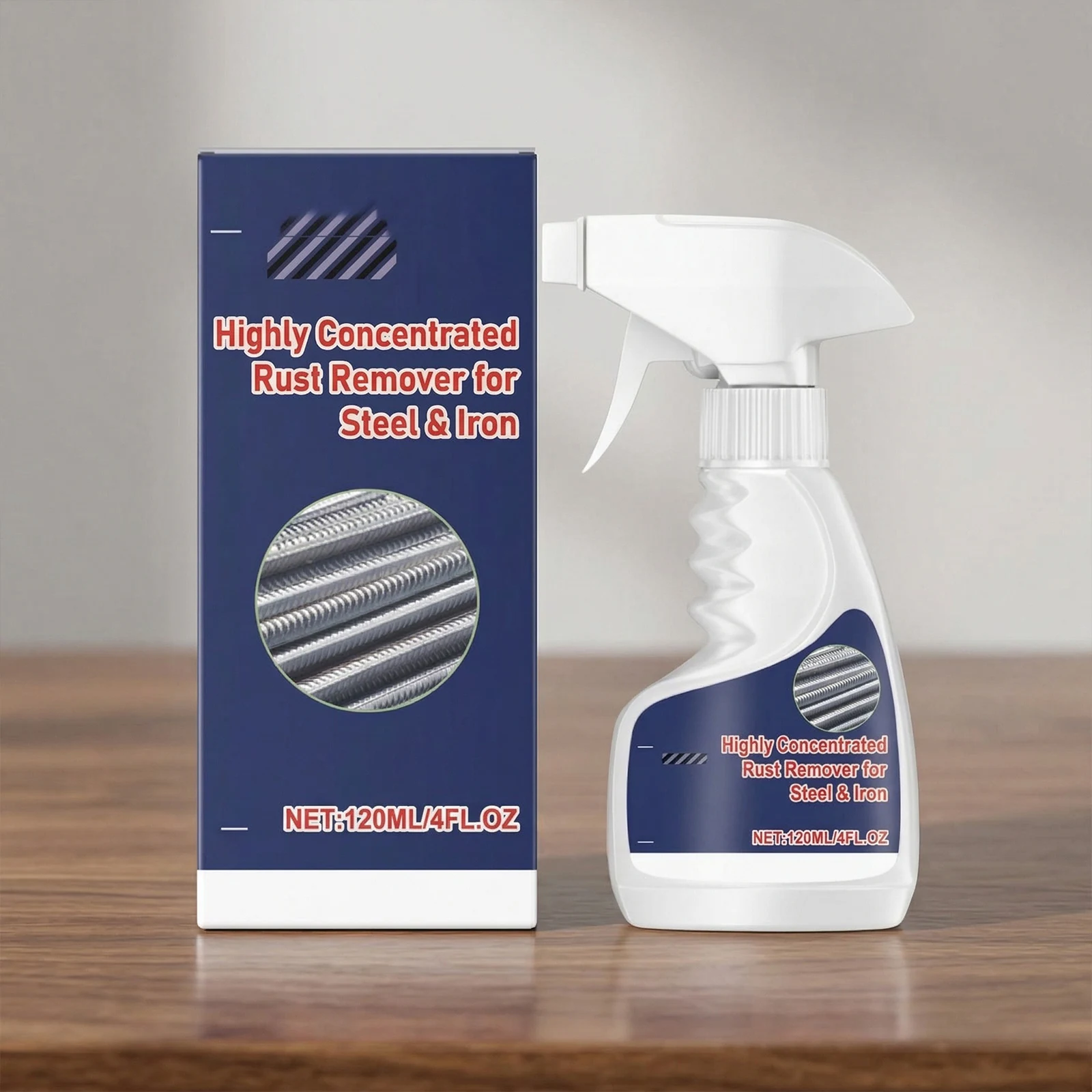 Multipurpose Rust Remover Spray for Metal Easy To Use Metal Derusting & Cleaning Spray for Car Maintenance Cleaning 120ml