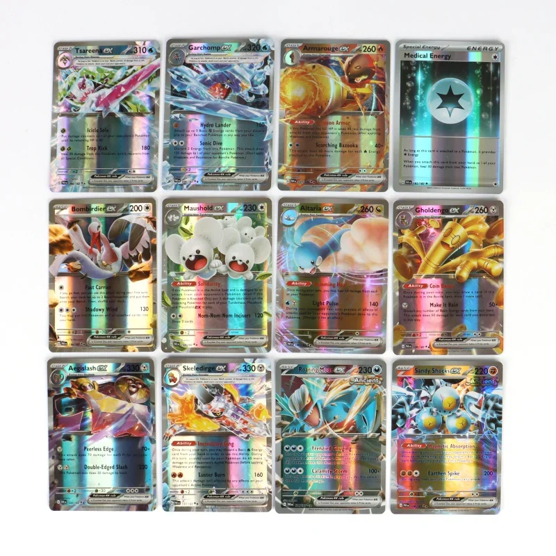 60/100Pcs English Pokemon Cards Shining MEGA GX Vmax TAG EX Vstar V Collection Cards Toys Children Gift
