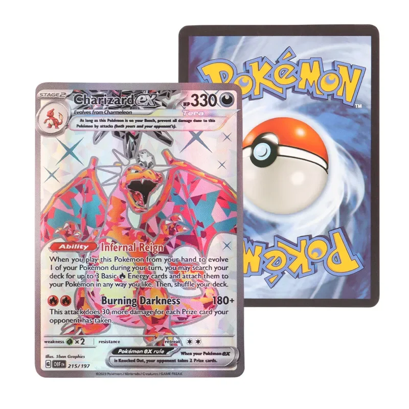 60/100Pcs English Pokemon Cards Shining MEGA GX Vmax TAG EX Vstar V Collection Cards Toys Children Gift