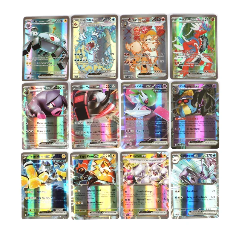 60/100Pcs English Pokemon Cards Shining MEGA GX Vmax TAG EX Vstar V Collection Cards Toys Children Gift