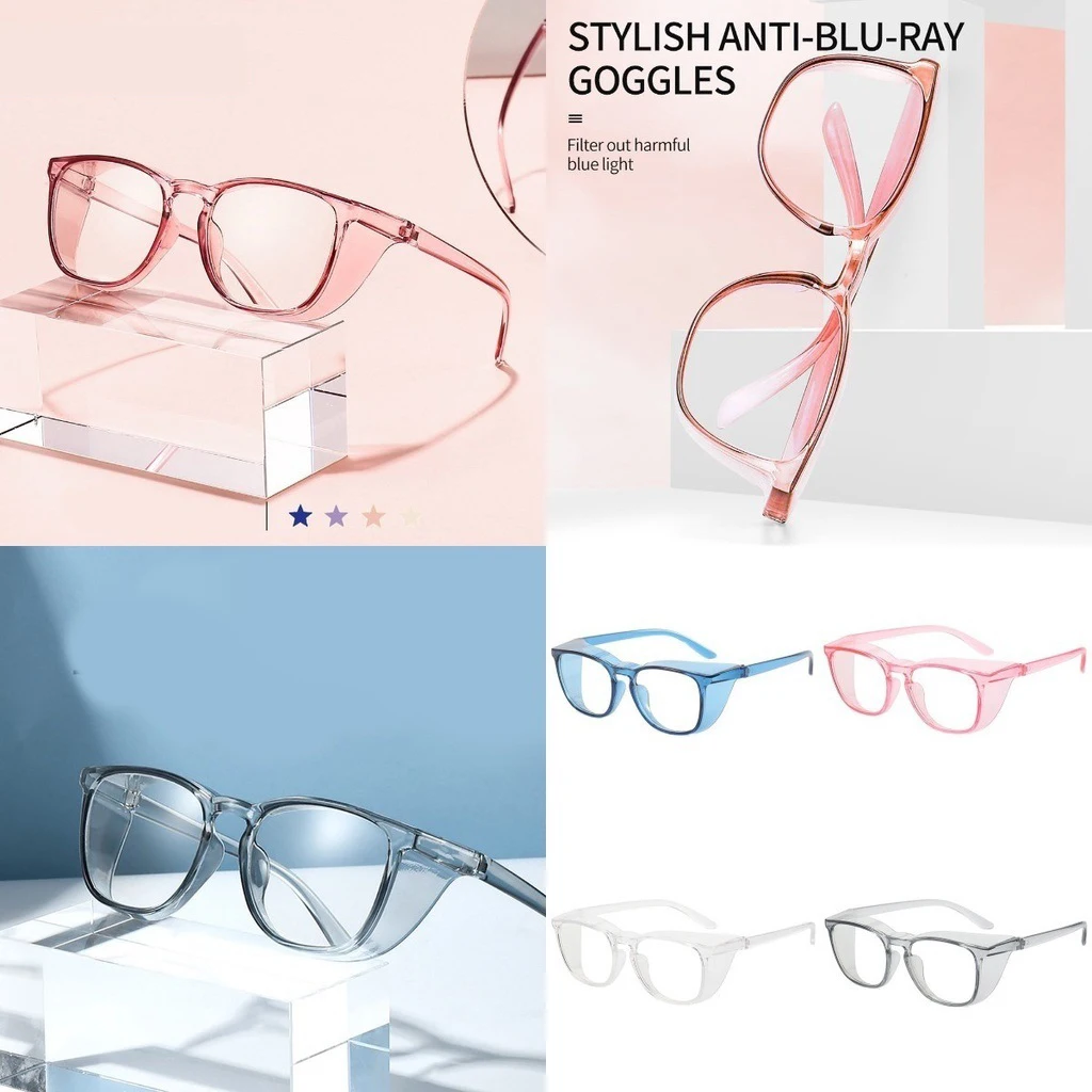 Safety Glasses Fog Goggles Protective Glasses Side Shields Anti Blue Light Protection Glasses for Men Women