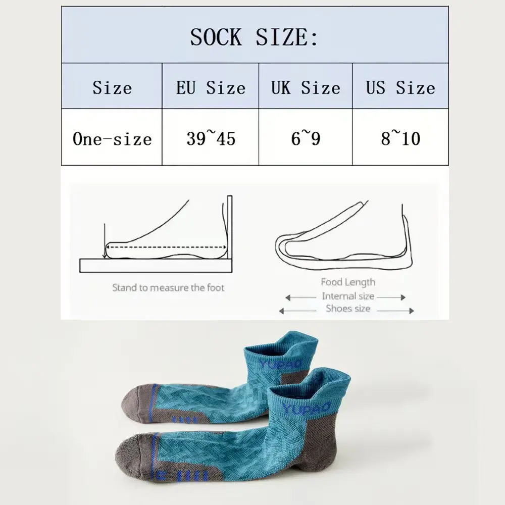 1/3Pairs Professional Sports Short Socks Men's Women Thick Towel Quick Dry Wicks Ankle Socks for Fitness Running Gift Spring New