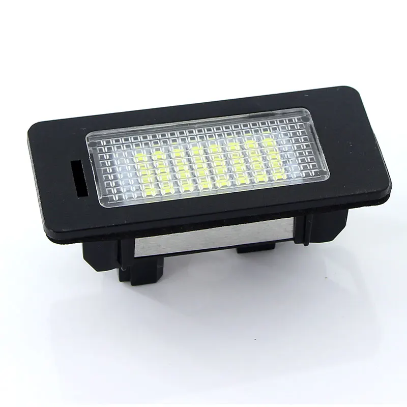 2X White LED Car License Plate Light Bulbs Auto Accessories For BMW E46 X5 E70 X6 E71 E72 E90 E92 E93 E91 M3 E39 M5 E60 E61 E82