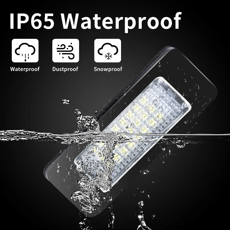 2X White LED Car License Plate Light Bulbs Auto Accessories For BMW E46 X5 E70 X6 E71 E72 E90 E92 E93 E91 M3 E39 M5 E60 E61 E82