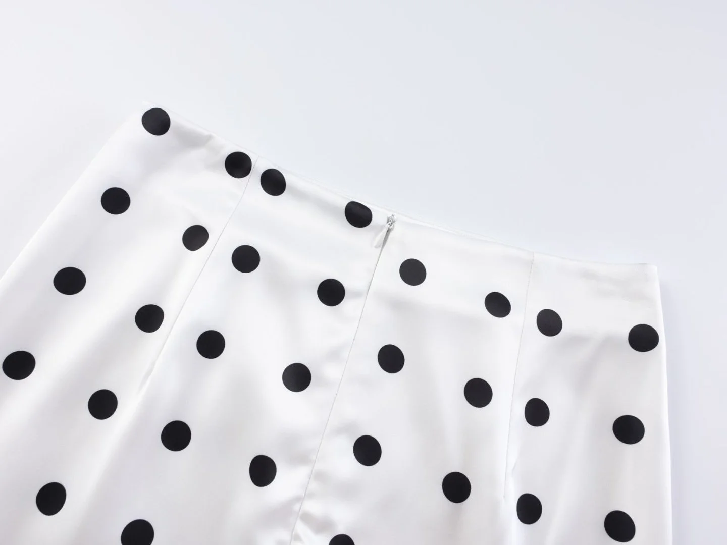 Elegant Polka Dot Skirt For Women Casual High Waist Satin Silk Patchwork Lace Midi Skirts 2026 Y2k Vintage Female Streetwear