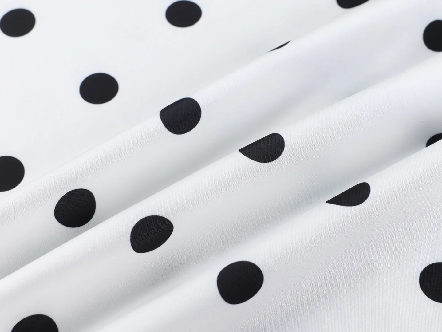 Elegant Polka Dot Skirt For Women Casual High Waist Satin Silk Patchwork Lace Midi Skirts 2026 Y2k Vintage Female Streetwear