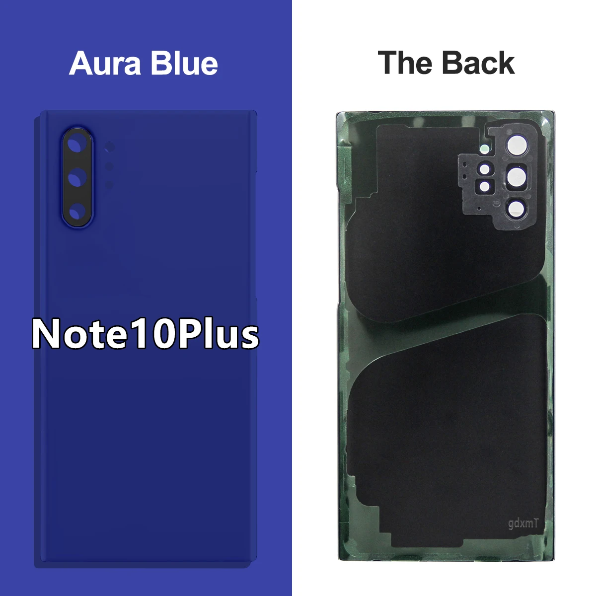 For Samsung Note 10 Plus N970F N975F Battery Back Cover Rear Glass Case Housing Adhesive Camera Lens Replacement for Note 10