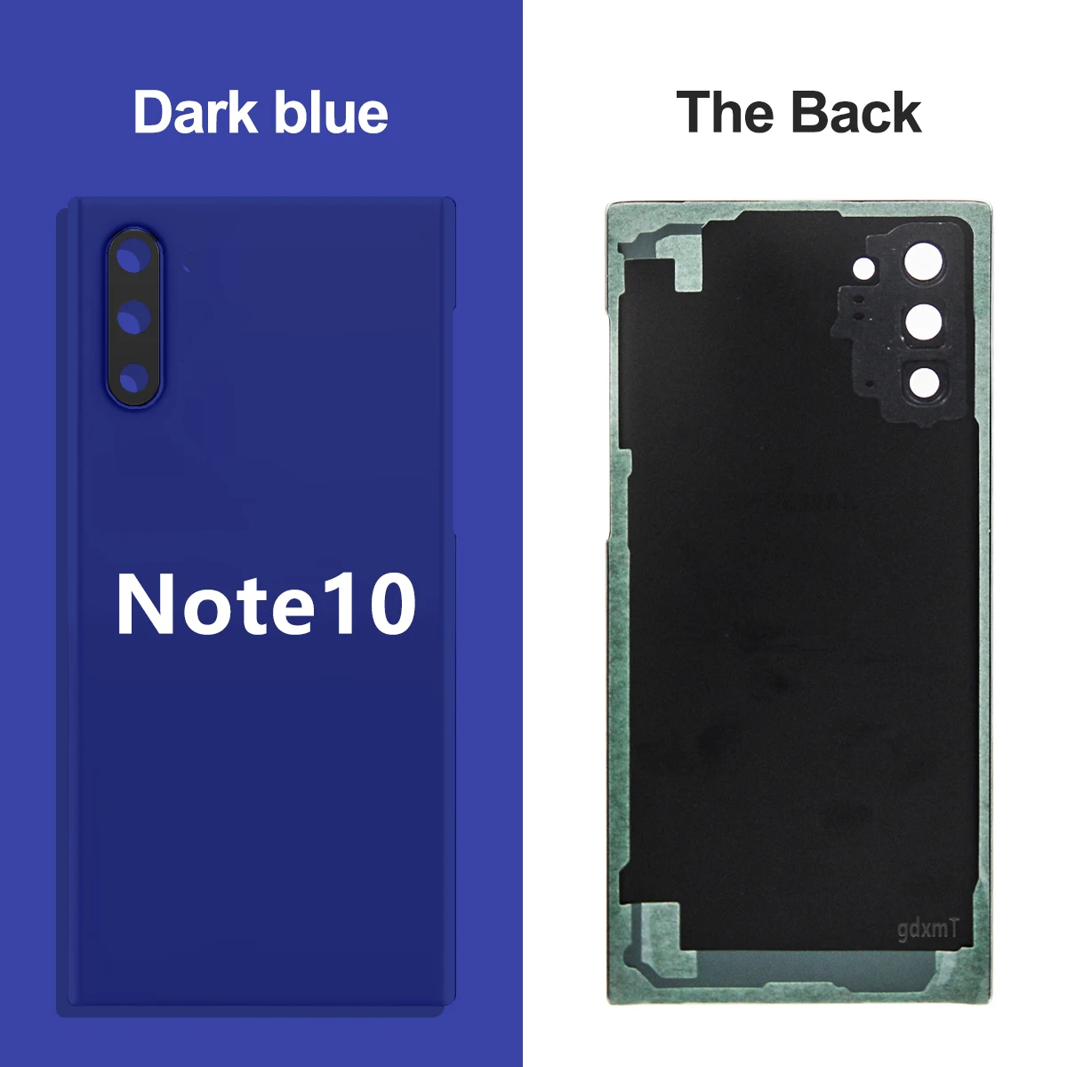 For Samsung Note 10 Plus N970F N975F Battery Back Cover Rear Glass Case Housing Adhesive Camera Lens Replacement for Note 10