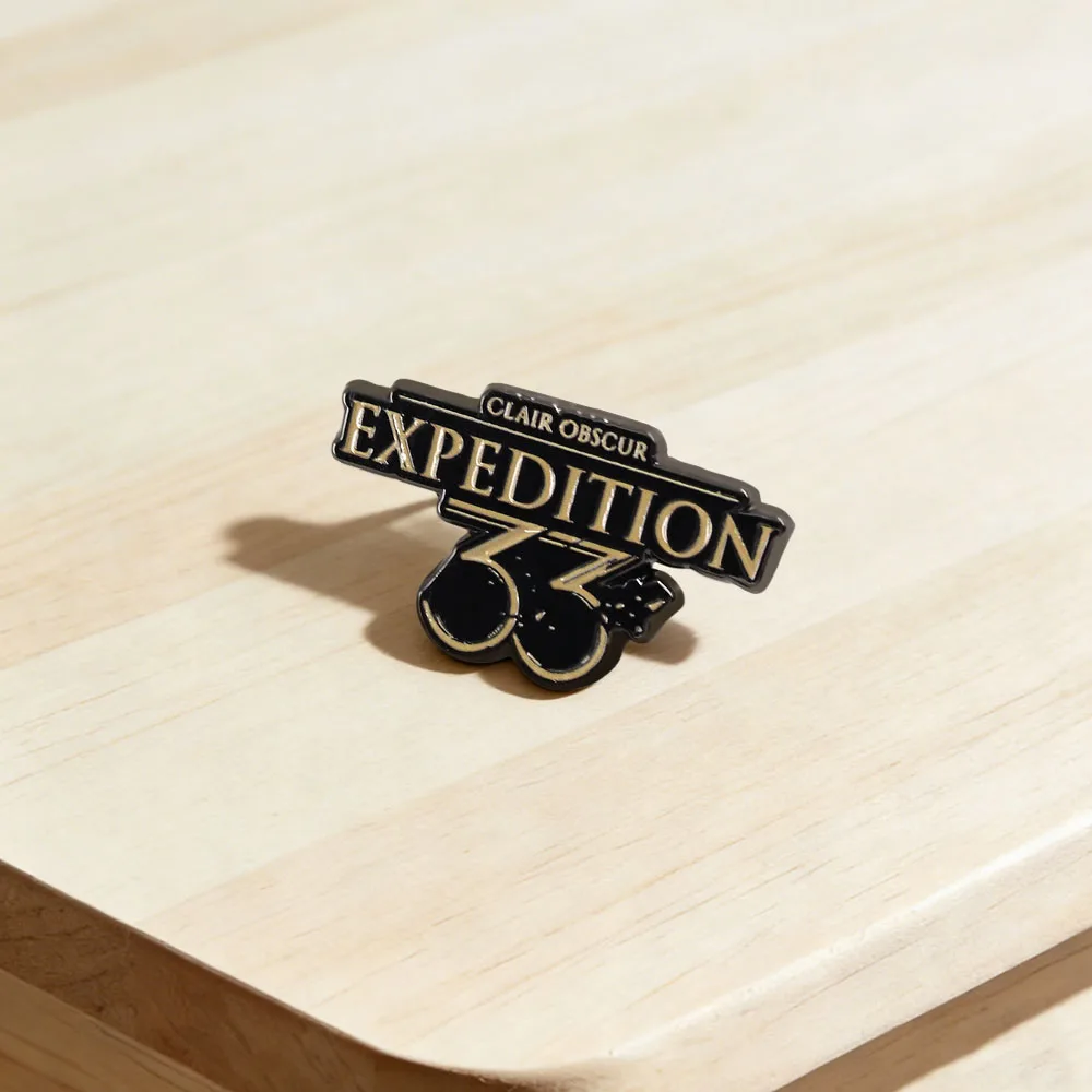 Clair Obscur Expedition 33 Enamel Pin Cthulhu-style dark fantasy Game Peripheral Metal Brooch Lapel Badge for Fans