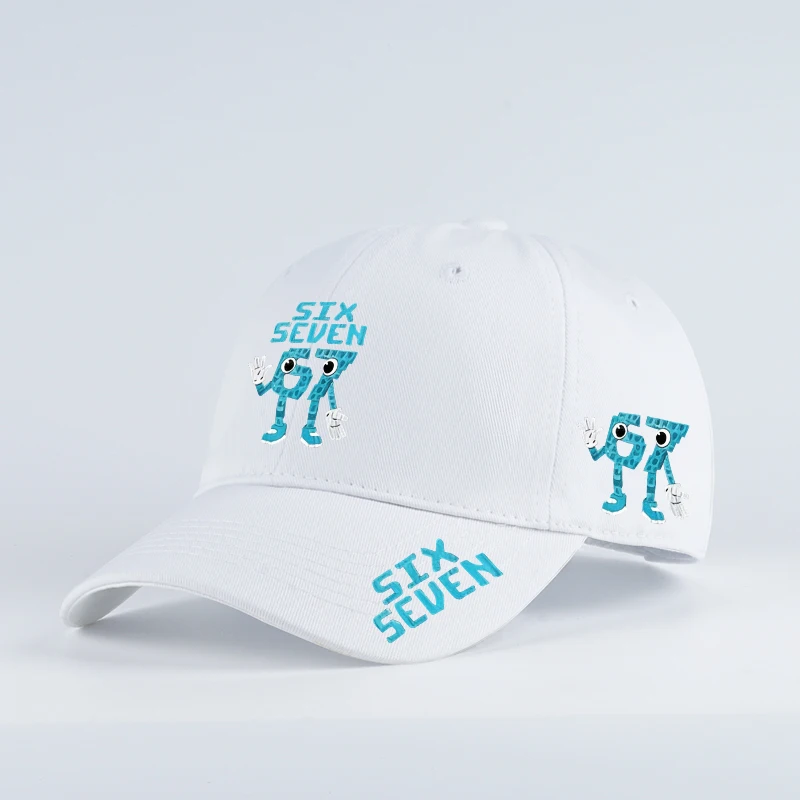 Retro '67 Cartoon Print Baseball Cap - Adjustable Flat-Brim Cap - Unisex Streetwear Hip-Hop Sun Hat - Dad Hat